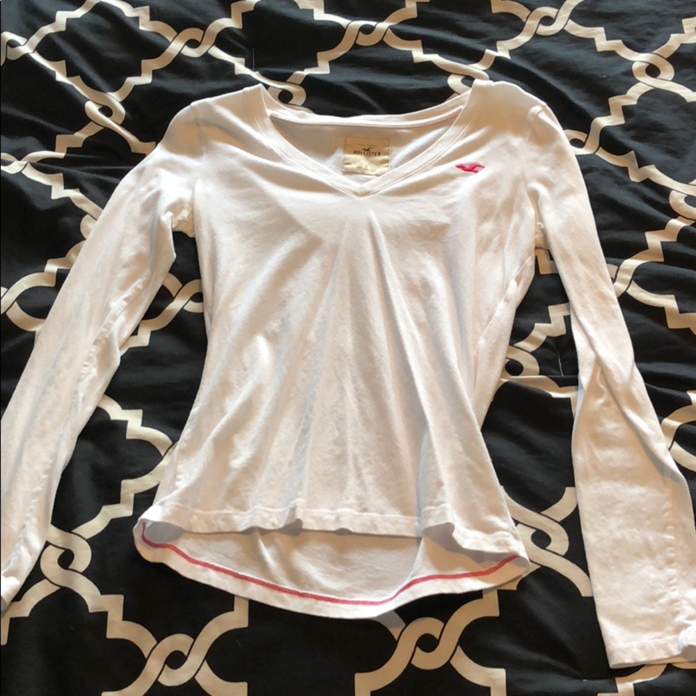 Plain white long sleeve